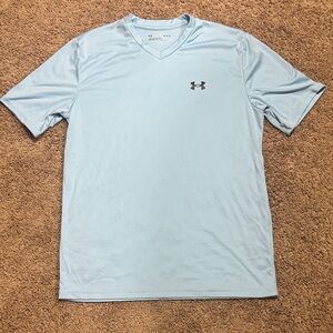Under Armour Men's Sky Blue V-Neck Tee